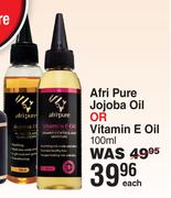 Afri Pure Jojoba Oil Or Vitamin E Oil-100ml Each