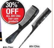 Afri Chic Plastic Tail Hair Comb Assorted Colours