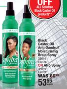 Sofnfree Black Castor Oil Anti Dandruff Moisturising Braid Spray-350ml Each