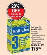 Tea Tree Oil Anti Lice Kit
