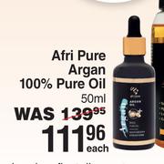 Afri Pure Argan 100% Pure Oil-50ml Each