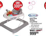 Bambino Icon Plus Walker (Grey/White)