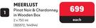 Meerlust Pinot Noir & Chardonnay In Wooden Box-For 2 x 750ml