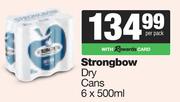 Strongbow Dry Cans-6 x 500ml Per Pack