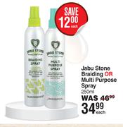 Jabu Stone Braiding Or Multi Purpose Spray-250ml Each