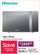 Hisense 43Ltr Silver Microwave H430MOMSS