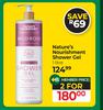 Nature's Nourishment Shower Gel-For 2 x 1L