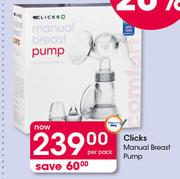 Clicks Manual Breast Pump-Per Pack