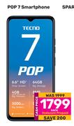 Tecno Pop 7 Smartphone-Each