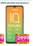 Tecno Spark 10C 64GB 4G Smartphone-Each