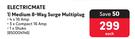 Electricmate Medium  8-Way Surge Multiplug-Each