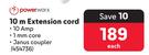 Powerworx 10m Extension Cord 454736