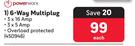 Powerworx 6-Way Multiplug-Each