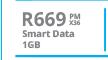 Cat S52-On Smart Data 1GB