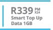 LG W30-On Smart Top Up Data 1GB