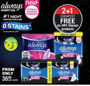 Always Products-Per Pack