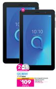 2 x Alcatel 7" 1T Tablet-On 10GB Top Up