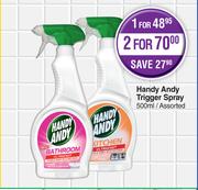 Handy Andy Trigger Spray Assorted-For 1 x 500ml