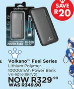 Volkano Fuel Series Lithium Polymer 10000mAh Power Bank Vk-9014-BK[V2]