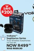 Volkano Sagittarius Series (True Wireless Earphone)s VK-1143-BK