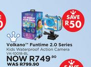 Volkano Funtime 2.0 Series Kids Waterproof Action Camera VK-10018-BL