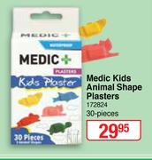 Medic+ Kids Animal Shape Plasters-30 Pieces (172824)