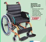Dis-Chem Aluminium Wheelchair With Flip Up Armrest (84961)