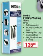 Medic+ Folding Walking Stick (85483)