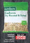Nutrinuts Cashews-750g Each