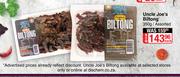 Uncle Joe's Biltong Assorted-350g Each