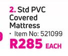 Little One STD PVC Covered Mattress-Each