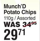Munch'D Potato Chips Assorted-110g