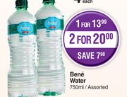 Bene Water Assorted-For 1 x 750ml