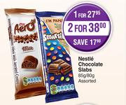 Nestle Chocolate Slabs Assorted-For 1 x 85g/80g