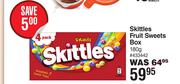 Skittles Fruit Sweets Box-180g