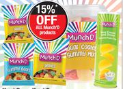 Munch'D Gummies Or Jellies Assorted-125g Each