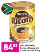 Nescafe Ricoffy Soluble Chicory And Coffee Granule- 750 g