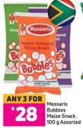 Messaris Bubbles Maize Snack Assorted-For Any 3 x 100g