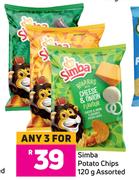 Simba Potato Chips Assorted-For Any 3 x 120g