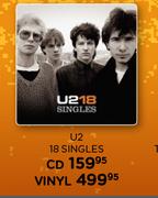U2 18 Singles CD