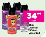 Raid Aerosol Assorted-300ml Each