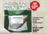 Lifestyle Food Erythritol Sugar Replacement-1kg