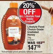 Lifestyle Food Choice Grade Irradiated Honey-1Kg