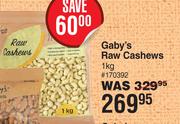 Gaby Raw Cashews-1kg