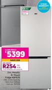 KIC 314L Metallic B/Mount Fridge KBF635