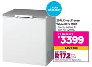 KIC 207L Chest Freezer White KCG 210/1