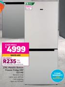 KIC 276L Metallic Bottom Freezer Fridge KBF 631 ME