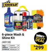 Shield 6 Piece Wash & Shine Kit