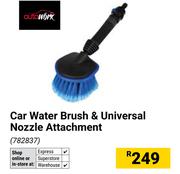 Auto Work Car Water Brush & Universal Nozzle Attachment