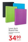 Lever Arch Board Files-Each